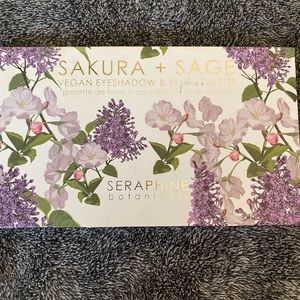 Seraphine botanicals Sakura + Sage vegan eyeshadow & blush pallet